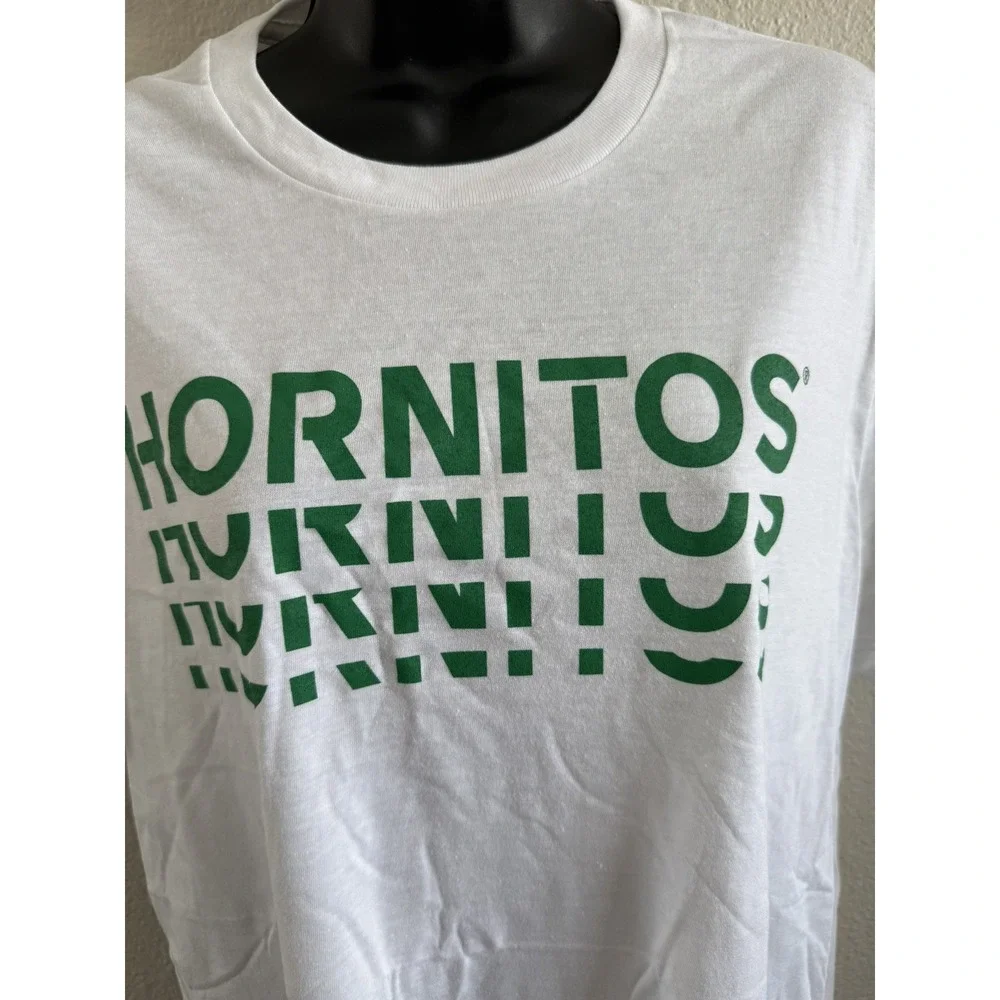 Hornitos Tequila Green and White Cotton T Shirt NWOT Medium